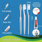 Hqslsund 200 Pack Travel Toothbrushes With Toothpaste, Individually Wrapped Disposable Toothbrushes Bulk Toothbrushes Medium Sof