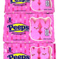 Easter Peeps Marshmallow Pink Bunny Shaped Candy, 1.5 Ounce, Pack of 3