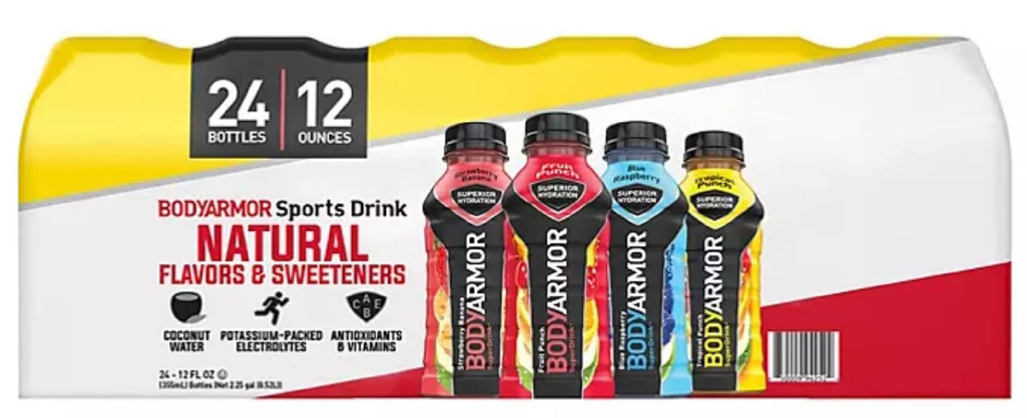 BODYARMOR Sports Drink Variety Pack (12 fl. oz., 24 pk.)