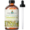 Evoke Occu Lemongrass Essential Oil 4 Oz, Pure Lemongrass Oil For Diffuser Skin Massage Candle Soap Making- 4 Fl Oz