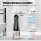 Cordless Water Dental Flosser For Teeth Rechargeable - Fzcok 7 Clean Settings Oral Irrigator For Braces Adults Teeth Cleaning Po