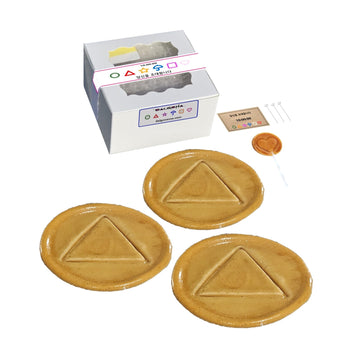 BBOP-GI Korean Street Kids' Sugar Cookie - Symbol Clear Challenge [?? BBOP-GI] K-Drama S. Suvivel Game - Triangle (3, Triangle)