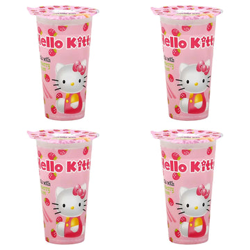 Kali Dreams Hello Kitty Snacks Biscuits Cookies in Strawberry Dip flavor! Great Snacks on the go, for adults, Children, Party Fa