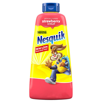 NESTLE NESQUIK Milk Flavoring Strawberry Syrup 6x22oz US