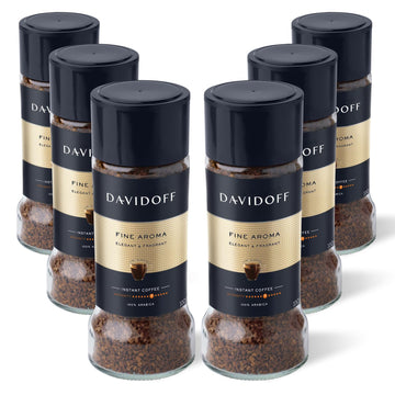 Davidoff Fine Aroma Instant Coffee - 100% Arabica Beans - 19.02 oz - Medium Body with Acidic Tang