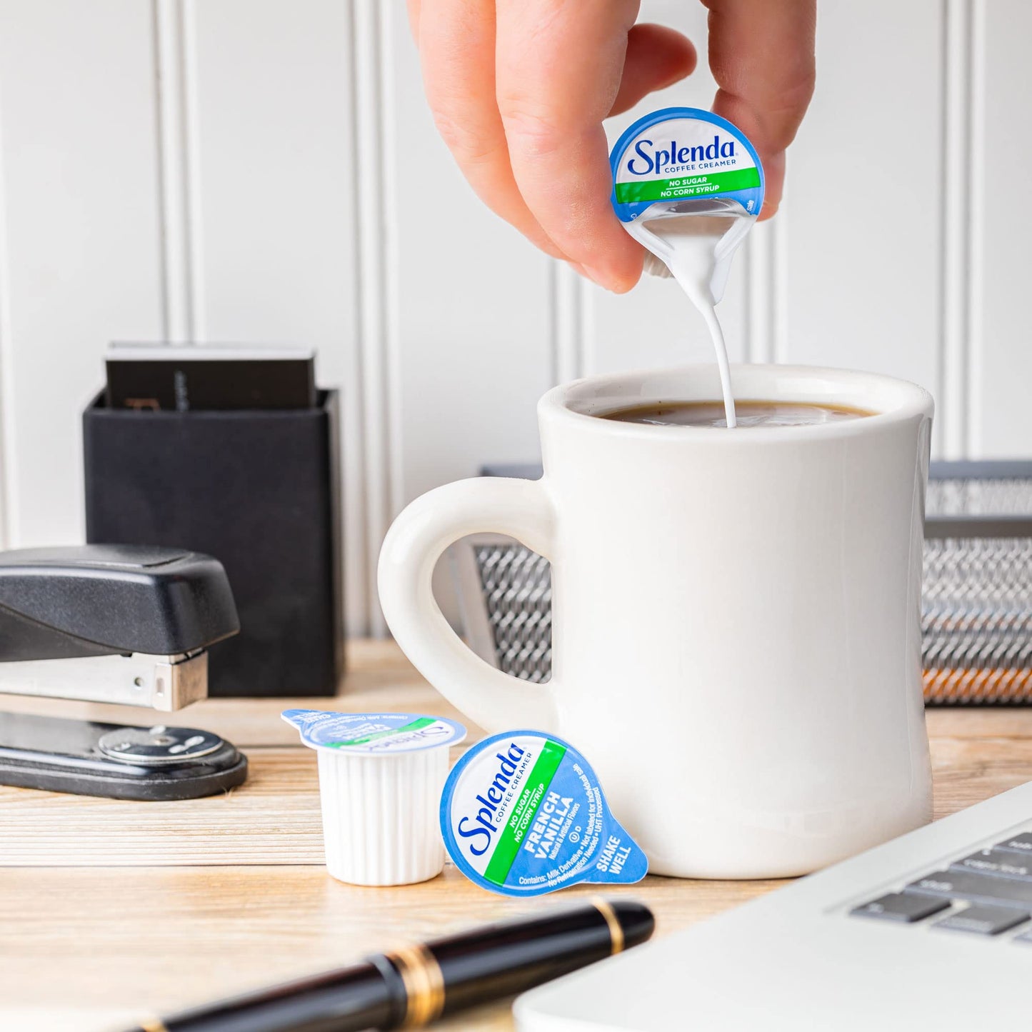 SPLENDA Single Serve Coffee Creamer Cups, Sugar Free French Vanilla, 48 Count (Pack of 2)
