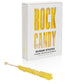 Yellow Rock Candy Crystal Sticks - Lemon Flavored - 12 Indiv. Wrapped