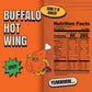 Louisville Vegan Jerky Buffalo Hot Wing - Gluten-Free High Protein Vegan Snacks - 3 oz, 3 Pack