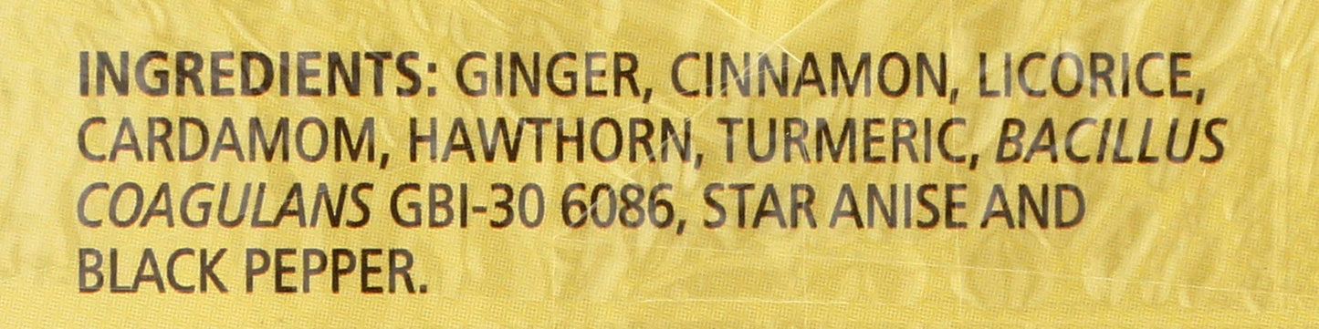 Celestial Seasonings Ginger & Probiotics Herbal Tea, 20 Ct