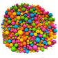 Edible Rainbow Sugar Pearls Candy Sprinkles 120G/ 4.23Ounce Baking Cake Sprinkles Cupcake and Cake Topper Cookie Decorations Wed