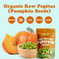 Food To Live Organic Raw Pepitas, 8 Ounces — Non-Gmo, Pumpkin Seed Kernels, Unsalted, No Oil, No Shell, Vegan, Kosher, Bulk. Keto Snack.