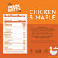 The New Primal Snack Mates Chicken & Maple Sticks, Gluten Free Healthy Snacks For Kids, Low Sugar High Protein Back To School Sn