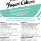 Euro Cuisine Yogurt Culture Starter for Homemade Yogurt, Dairy Free & Whole Milk, 2 Pack, Model S-PL-9234