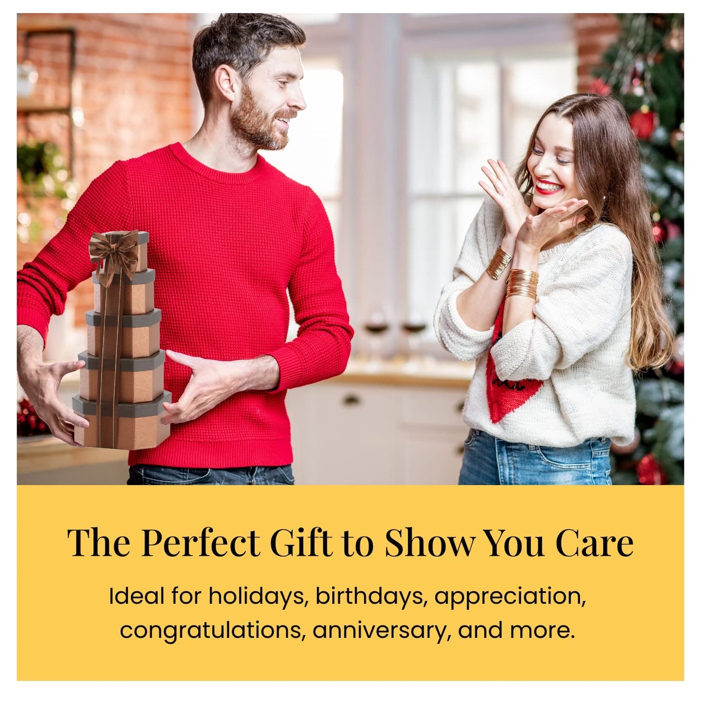 Broadway Basketeers Gourmet Chocolate Food Gift Basket Snack Gifts for Families, College, Delivery for Birthdays, Appreciation,