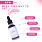 Glitter Faced Black Edible Glitter For Galentines Cocktails & Mocktails, Mess-Free Glitter For 30 Drinks, Luster Dust Made From