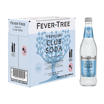 Fever Tree Club Soda - Premium Quality Mixer - Refreshing Beverage For Cocktails & Mocktails. Naturally Sourced Ingredients, No 