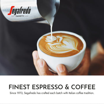 Segafredo Zanetti Espresso compact pieces - Aluminum Pods for Nespresso - Sinfonia & Encore, Medium & Medium-Dark Roast, 10 Count (Pack of 4)
