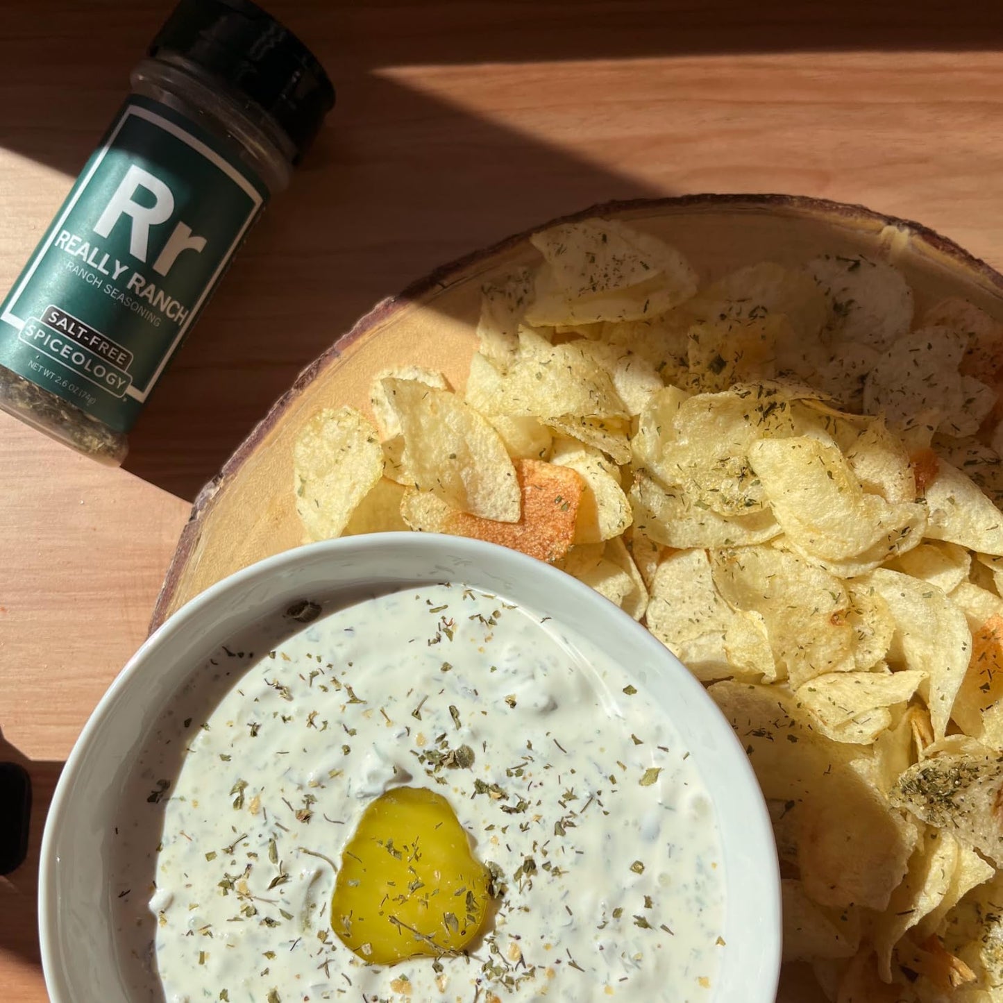 Spiceology - Really Ranch Salt Free Seasoning - Use On: Ranch Dip, Roasted Veggies Or Chicken - 2.6 Oz