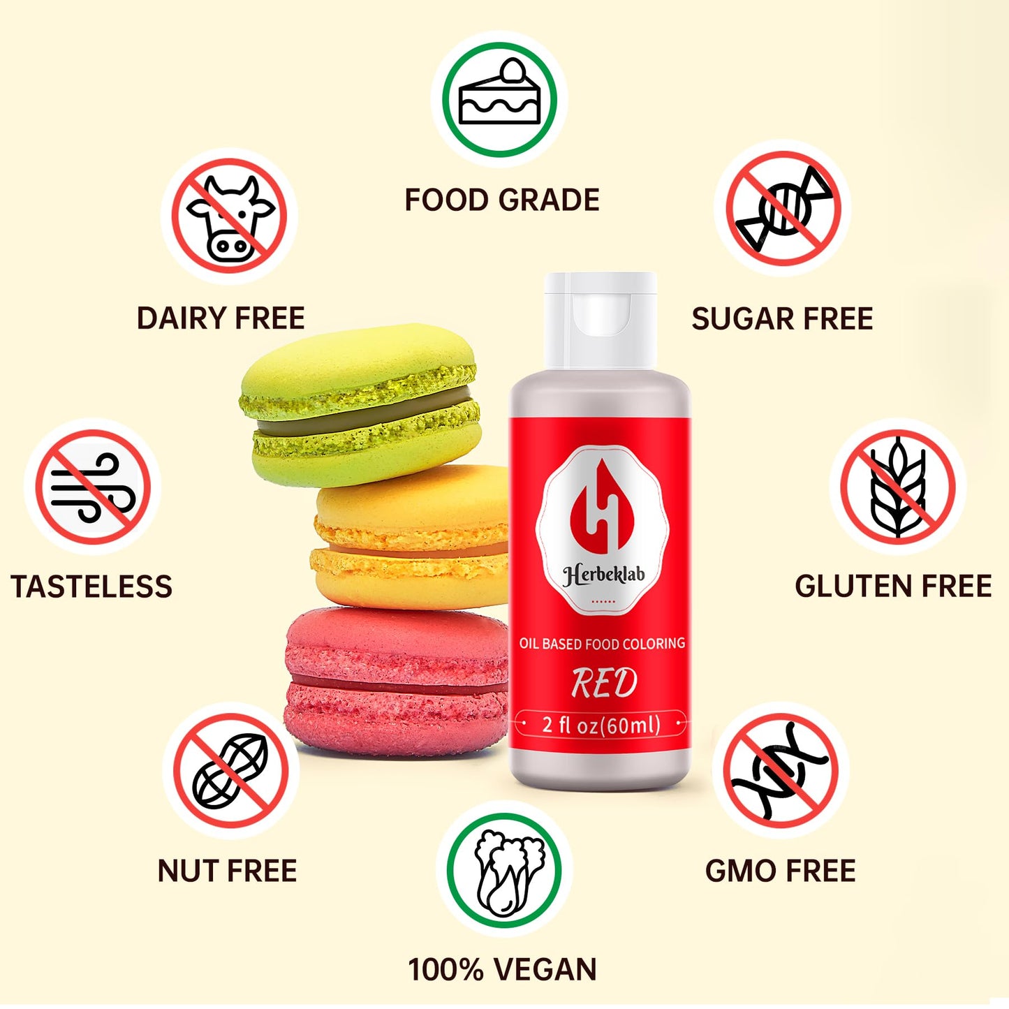 Red Oil Based Food Coloring For Chocolate 2 Fl Oz Professional Concentrated Red Oil Food Dye For Melting Chocolate Candy Melts C