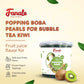 Fanale Kiwi Popping Boba Pearls, Vegan, Non Gmo, Gluten Free, Fat Free, Perfect For Bubble Tea, Smoothies, Ice Cream, Desserts,