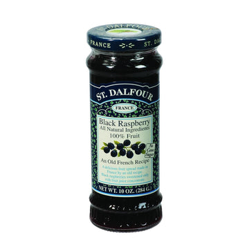 St. Dalfour 100% All Natural Fruit Conserve, Black Raspberry, 10 Ounce (Pack of 6)