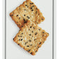 RUSTIC BAKERY Black & White Sesame Savory Biscuits, 4 OZ