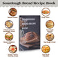 Sourdough Starter Kit,34oz Sourdough Starter Jar Glass with Sourdough Recipes Cookbook.Sourdough Bread Baking Supplies with Ther