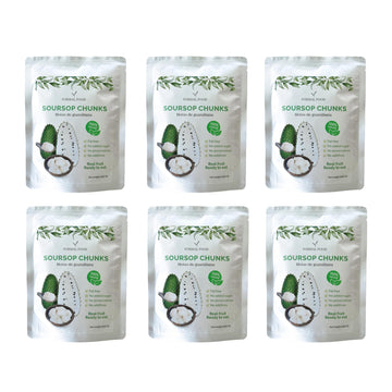Formal Food Soursop Fruit - 100% Natural, No Added Sugar, No Preservatives - Pack of 6, 8.82 Oz
