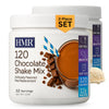 Hmr 120 Chocolate Shake & 120 Vanilla Shake Meal Replacement Powder Twin Pack  12G Protein  120 Cal  2 Canisters Of 12 Servings Each (Van/Choc)