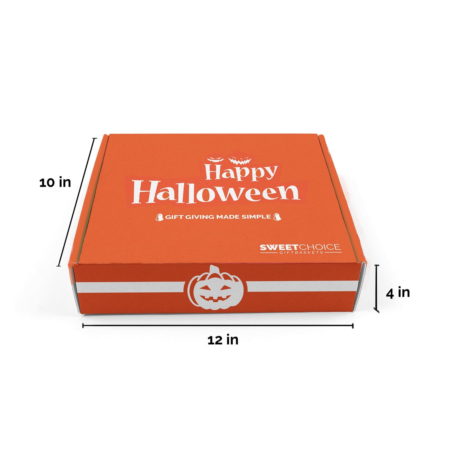 SWEET CHOICE GIFTBASKETS Halloween Care Package Snack Box - 45 Piece Assortment for Kids, College Students, and Office