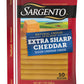 Sargento Natural Extra Sharp Cheddar Sliced Cheese, 10 Slices