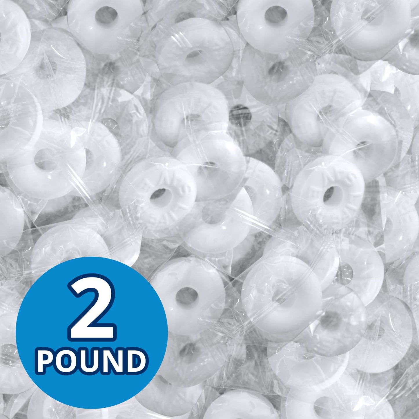 Pep O Mint Mints Bulk Individually Wrapped  2lb Pack of LifeSavrs Hard Candy  Candy in Bulk Perfect for Holidays  Weddings and Corporate Even