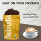 Fabula Coffee Decaf Dark Roast - Organic, Low Acid, Non-GMO - 12 Ounces - Freshly Ground