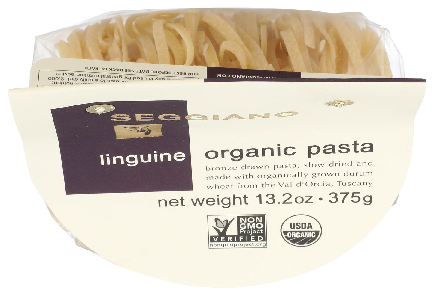 Seggiano Organic Linguine Pasta - Case of 8 - 13.2 OZ(D0102H755CU.)