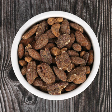 BobbySues Nuts Some Like It Hot Gourmet Nut Mix, Spicy Snacks, All Natural, Gluten Free, Low Sugar, and High Protein Nuts Mix o
