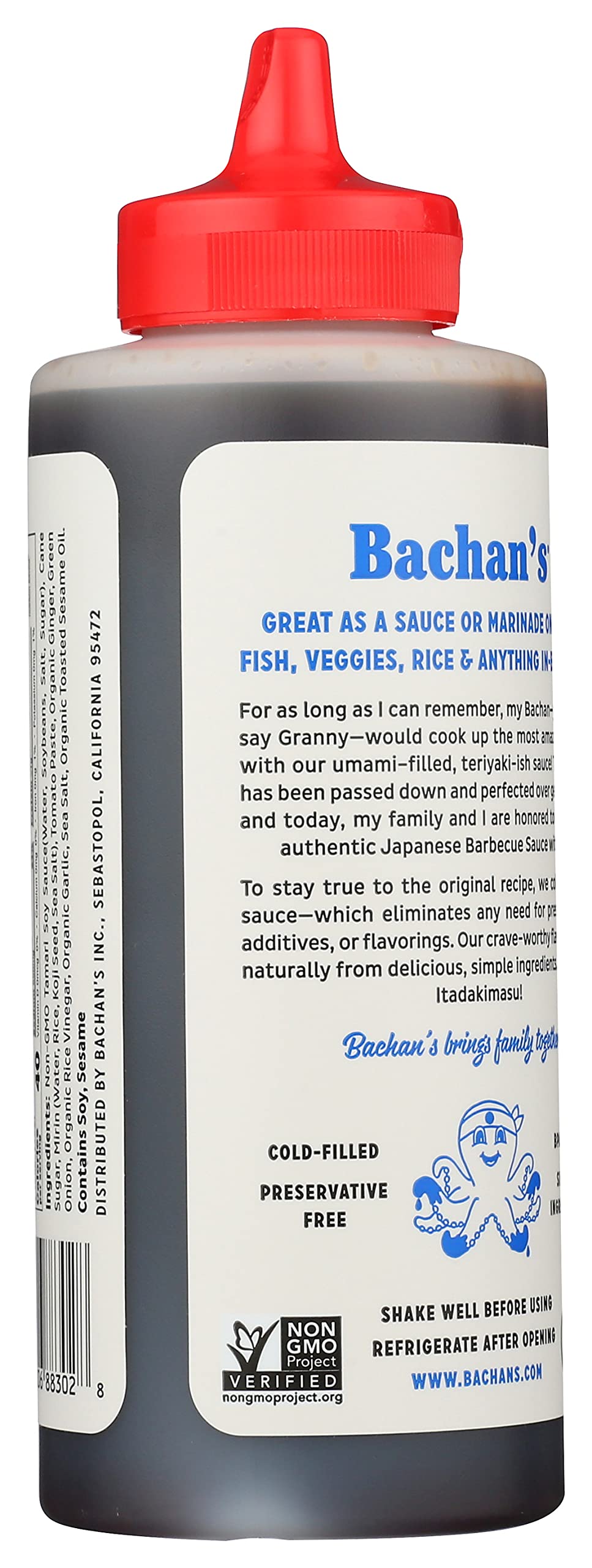 Bachan'S Gluten Free Japanese Barbecue Sauce, 17 Oz