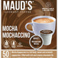 Maud'S Chocolate Mocha Cappuccino Coffee Pods, 50 Ct | Mochaccino Mocha Flavor | 100% Arabica Coffee | Solar Energy Produced Rec