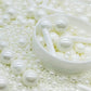 White Sprinkles Candy Mix Size Edible Pearls Cake Decorations Cupcake Toppers Cookie Decorating Perfect For Wedding Party Valent
