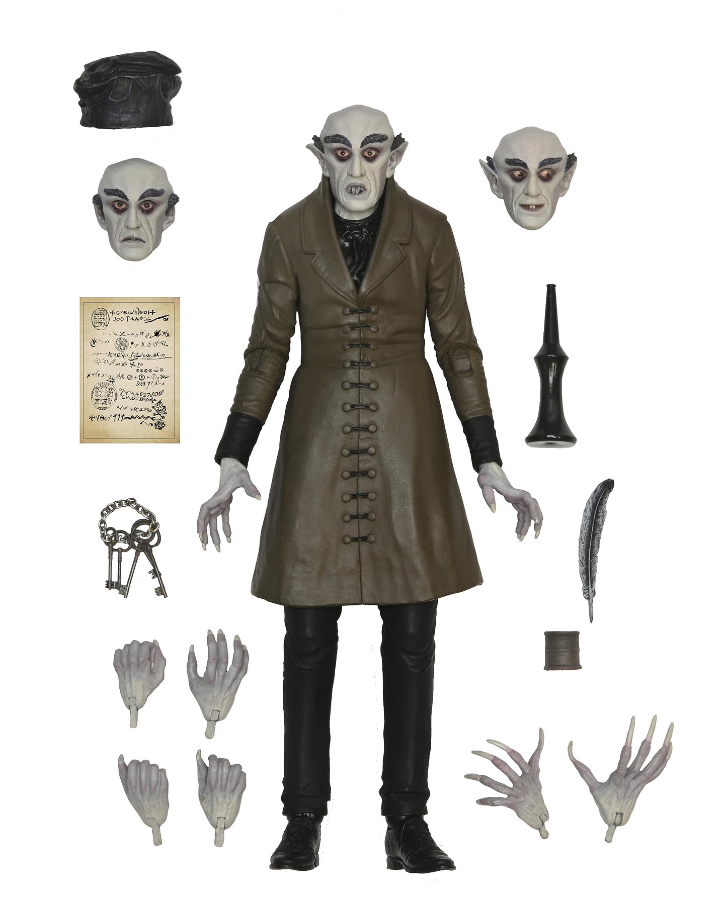 NECA Nosferatu Ultimate Count Orlok Action Figure - 7 - Plastic - As Shown - Model 6101