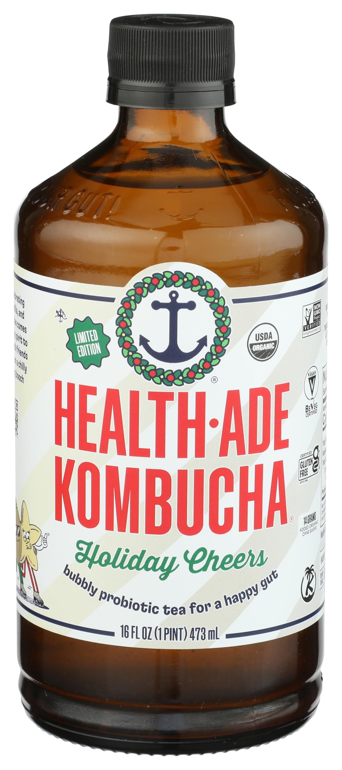 Health-Ade Organic Seasonal Kombucha, 16 Fl oz