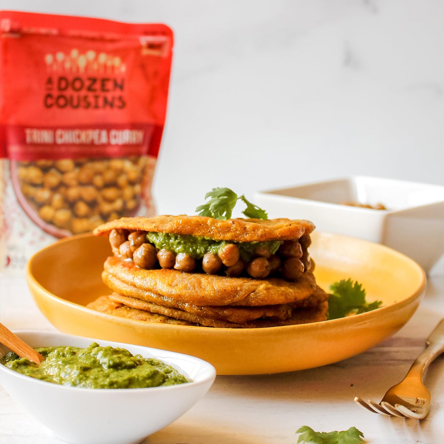 A Dozen Cousins Seasoned Beans, Vegan And Non-Gmo Meals, Microwaveable Beans Ready To Eat Made With Avocado Oil (Trini Chickpea