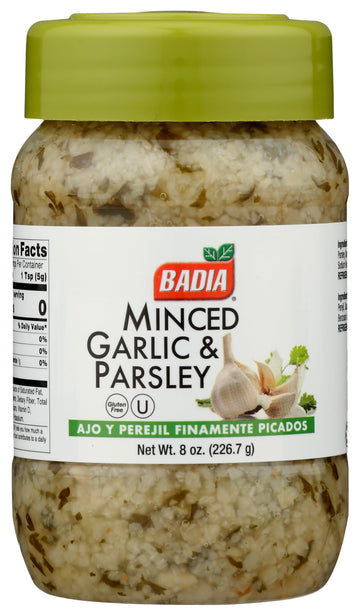 Badia KHLV00397486 8 oz Garlic Minced Parsley Spice