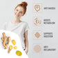 Fusion Sweets Ginger Candy - Hard Candy for Nausea Relief - 1 Pound Bag - Yellow - Individually Wrapped (Approx 90 Pieces)