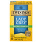 Twinings Decaffeinated Lady Grey Black Tea Individually Wrapped Bags, 20 Count (Pack Of 1), Orange Peel & Lemon Peel, Enjoy Hot Or Iced | Packaging May Vary