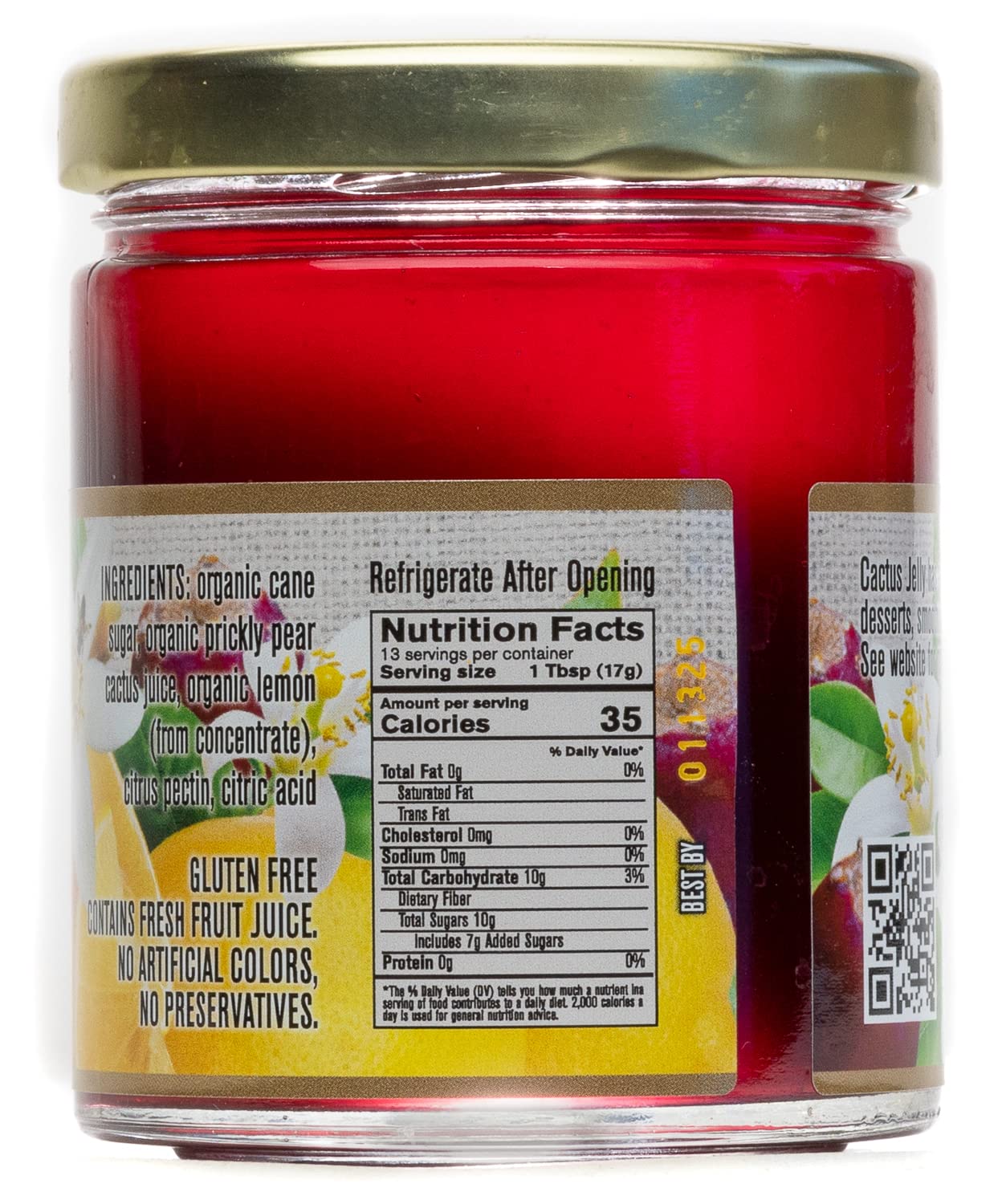 CHERIS DESERT HARVEST Organic Prickly Pear Cactus Jelly, 8 Ounce