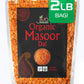 Jiva Organics Organic Masoor Dal 2 Pound Bag (Split Red Lentils) - Non-Gmo, Pure & Natural