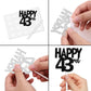 18Pcs Black Glitter Happy 43Rd Dessert Cupcake Topper Pick For Funny Legend Since 1982 Theme Decor Supplies Men Women Happy 43 B