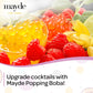 Mayde Popping Boba Pearls for Drinks, Desserts, & Breakfast Bowls (Passion Fruit Flavor, 7 Pounds)