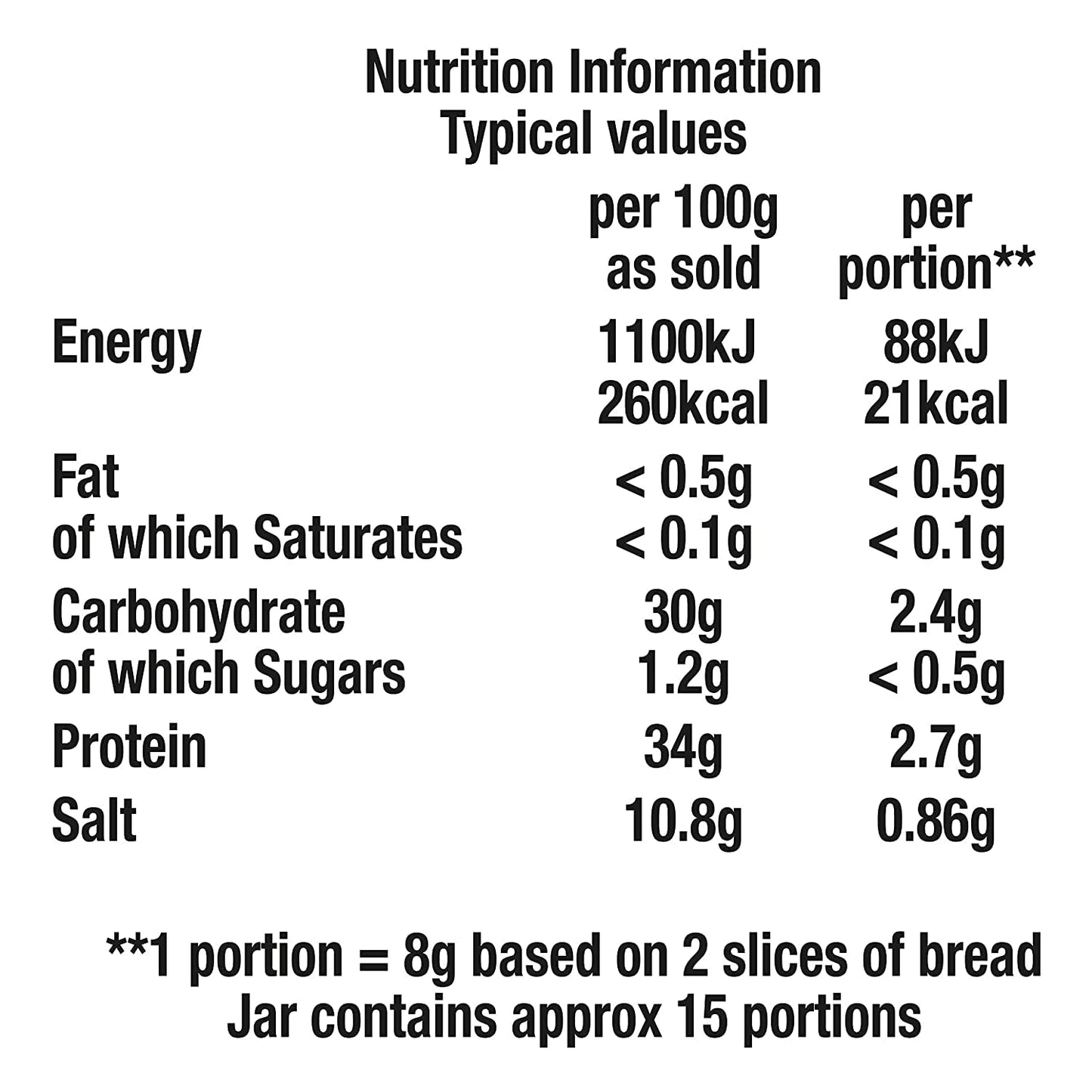 Marmite Yeast Extract - 2 Pack - 125G