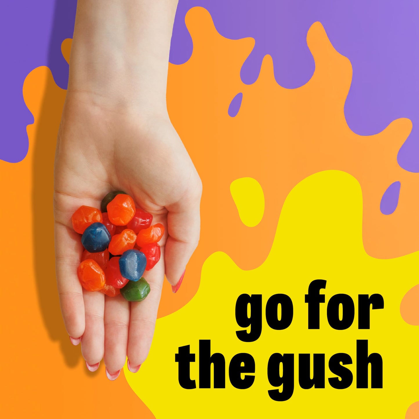 Gushers Fruit Flavored Snacks  King Size Pouches  Tropical Flavor  10 Ct  19 oz
